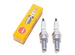 Set Di Candele Ngk 2X CR7E Con Soppressione Delle Interferenze, Filettatura Lunga 19,0 Mm Ø 10,0 Mm Esagono 16,0 Mm, Distanza Tra Gli Elettrodi 0,75 Mm, Potere Calorifico 7, 4509 / 4578 / 7513