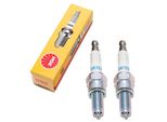Set Di Candele Di Accensione Ngk 2X CR7EB Con Soppressione Delle Interferenze, Filettatura Lunga 19,0 Mm Ø 10,0 Mm Esagono 16,0 Mm, Distanza Tra Gli Elettrodi 0,75 Mm, Potere Calorifico 7, Dado Di Collegamento Sae Fisso, 4663