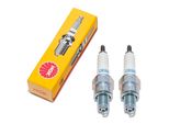 Set Di Candele Ngk 2X CR8HSA Candela Con Soppressione Delle Interferenze, Filettatura Corta 12,7 Mm Ø 10,0 Mm Esagono 16,0 Mm, Distanza Tra Gli Elettrodi 0,75 Mm, Potere Calorifico 8, 2086