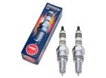 Set Di Candele Ngk 2X CR9EHIX-9 Candela All'iridio Con Soppressione Delle Interferenze, Filettatura Lunga 19,0 Mm Ø 10,0 Mm Esagono 16,0 Mm, Distanza Tra Gli Elettrodi 0,90 Mm, Potere Calorifico 9, 6216