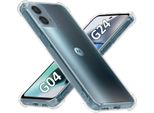 Custodia Per Motorola Moto G24 / Moto G04 Paraurti Trasparente In Tpu Morbido, Custodia Protettiva Antiurto