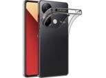 Custodia Per Xiaomi Poco M6 Pro 4G/Redmi Note 13 Pro 4G Sottile Trasparente Morbido Tpu Custodia Protettiva