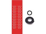 Multipack 3 Pezzi Perf Shrink Grip Punta Bastone Da Hockey Rosso, 1 Pezzo