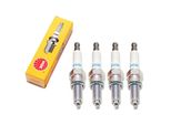 Set Di Candele Ngk 4X CPR8E Con Soppressione Delle Interferenze, Filettatura Lunga 19,0 Mm Ø 10,0 Mm Esagono 16,0 Mm, Distanza Tra Gli Elettrodi 0,75 Mm, Potere Calorifico 8, 7411