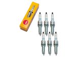 Set Di Candele Di Accensione Ngk 6X LMAR8A-9 Con Soppressione Delle Interferenze, Filettatura Extra Lunga 26,5 Mm Ø 10,0 Mm Esagono 14,0 Mm, Distanza Tra Gli Elettrodi 0,90 Mm, Potere Calorifico 8, 4313