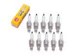 Set Di Candele Di Accensione Ngk 10X CR6HSA Con Soppressione Delle Interferenze, Filettatura Corta 12,7 Mm Ø 10,0 Mm Esagono 16,0 Mm, Distanza Tra Gli Elettrodi 0,75 Mm, Potere Calorifico 6, 2983