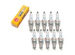 Set Di Candele Ngk 10X DPR6EA-9 Candela Di Accensione Con Soppressione Delle Interferenze, Filettatura Lunga 19,0 Mm Ø 12,0 Mm Esagono 18,0 Mm, Distanza Tra Gli Elettrodi 0,90 Mm, Potere Calorifico 6, 5531