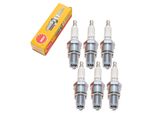 Set Di Candele Ngk 6X B7ES, Filettatura Lunga 19,0 Mm Ø 14,0 Mm Esagono 20,8 Mm, Distanza Tra Gli Elettrodi 0,75 Mm, Potere Calorifico 7, 1111 / 2877