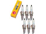 Set Di Candele Di Accensione Ngk 6X CPR8EA-9 Con Soppressione Delle Interferenze, Filettatura Lunga 19,0 Mm Ø 10,0 Mm Esagono 16,0 Mm, Distanza Tra Gli Elettrodi 0,90 Mm, Potere Calorifico 8, 2306