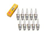 Set Di Candele Ngk 10X B9HS, Filettatura Corta 12,7 Mm Ø 14,0 Mm Esagono 20,8 Mm, Distanza Tra Gli Elettrodi 0,75 Mm, Potere Calorifico 9, 5810