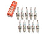 Set Di Candele Ngk 10X R2525-9 Da Corsa / Candela Da Corsa Soppressa, Distanza Tra Gli Elettrodi 0,90 Mm, 4735