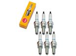 Set Di Candele Di Accensione Ngk 6X CR9EK Con Soppressione Delle Interferenze, Filettatura Lunga 19,0 Mm Ø 10,0 Mm Esagono 16,0 Mm, Distanza Tra Gli Elettrodi A 2 Masse 0,75 Mm, Potere Calorifico 9, 4548 / 5600