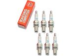 Set Di Candele Ngk 6X R2525-9 Da Corsa / Candela Da Corsa Soppressa, Distanza Tra Gli Elettrodi 0,90 Mm, 4735