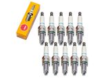 Set Di Candele Ngk 10X DCPR8EKC Candela Con Soppressione Delle Interferenze, Filettatura Lunga 19,0 Mm Ø 12,0 Mm Esagono 16,0 Mm, Distanza Tra Gli Elettrodi A 2 Masse 0,85 Mm, Potere Calorifico 8, 7168