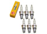 Set Di Candele Ngk 6X B9ES, Filettatura Lunga 19,0 Mm Ø 14,0 Mm Esagono 20,8 Mm, Distanza Tra Gli Elettrodi 0,75 Mm, Potere Calorifico 9, 2108 / 2611 / 7148