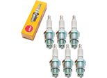 Set Di Candele Ngk 6X B7HS, Filettatura Corta 12,7 Mm Ø 14,0 Mm Esagono 20,8 Mm, Distanza Tra Gli Elettrodi 0,75 Mm, Potere Calorifico 7, 2792 / 5110