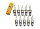 Set Di Candele Ngk 10X B9ES, Filettatura Lunga 19,0Mm Ø 14,0Mm Esagono 20,8Mm, Distanza Tra Gli Elettrodi 0,75Mm, Potere Calorifico 9, 2108 / 2611 / 7148