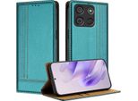 Custodia Per Itel A60 / Itel A60S In Pelle Con Funzione Stand Verde