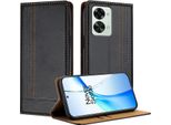 Custodia Per Telefono Cellulare Per Oneplus Nord 2T In Pelle Flip Custodia Protettiva Con Funzione Di Stand Nero