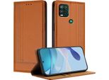 Custodia Per Cellulare Per Motorola Moto G Stylus 5G 2021 Pelle Flip Custodia Protettiva Con Funzione Stand Brown