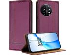 Custodia Per Oneplus 11 In Pelle Con Funzione Di Supporto Viola
