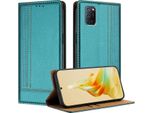 Custodia Per Oppo A52 A72 A92 4G In Pelle Con Funzione Stand Verde