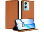 Custodia Per Telefono Cellulare Per Oneplus Nord N30 Se In Pelle Flip Custodia Protettiva Con Funzione Stand Marrone