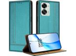 Custodia Per Telefono Cellulare Per Oneplus Nord 2T In Pelle Flip Custodia Protettiva Con Funzione Stand Verde