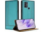 Custodia Per Tcl 305 /Tcl 306 /Tcl 30 Se In Pelle Con Funzione Stand Verde