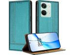 Custodia Per Oneplus Nord 3 In Pelle Con Funzione Di Supporto Verde