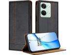 Custodia Per Telefono Cellulare Per Oneplus Nord 3 In Pelle Flip Custodia Protettiva Con Funzione Di Stand Nero