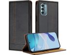 Custodia Per Motorola Moto G Stylus 5G 2022 Custodia Flip In Pelle Con Funzione Stand Nero