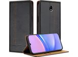 Custodia Per Telefono Cellulare Per Samsung Galaxy J7 2017 In Pelle Flip Custodia Protettiva Con Funzione Stand Nero