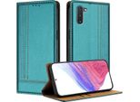 Custodia Per Telefono Cellulare Per Samsung Galaxy Note 10 In Pelle Flip Custodia Protettiva Con Funzione Stand Verde