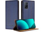 Custodia Per Xiaomi Mi 10T / Mi 10T Pro In Pelle Flip Case Con Funzione Stand Blu