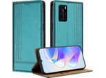 Custodia Per Huawei P40 In Pelle Con Funzione Stand Verde