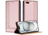 Custodia Per Iphone 8 Plus/7 Plus/6S Plus/6 Plus In Pelle Con Funzione Di Supporto Rosa
