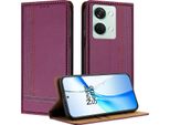 Custodia Per Telefono Cellulare Per Oneplus Nord 3 In Pelle Flip Custodia Protettiva Con Funzione Stand Viola