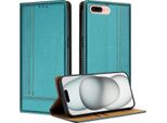 Custodia Per Telefono Cellulare Per Iphone 8 Plus/7 Plus/6S Plus/6 Plus In Pelle Flip Custodia Protettiva Con Funzione Di Stand Verde