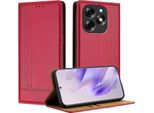Custodia Per Cellulare Per Itel S23 Plus In Pelle Flip Custodia Protettiva Con Funzione Stand Rosso
