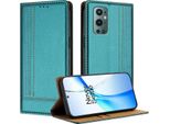 Custodia Per Oneplus 9 Pro In Pelle Con Funzione Di Supporto Verde