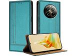 Custodia Per Telefono Cellulare Per Realme 12 Pro In Pelle Flip Custodia Protettiva Con Funzione Stand Verde