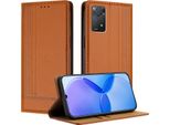 Custodia Per Xiaomi Redmi Note 11 Pro/Note 11 Pro+ 5G/Note 12 Pro 4G Custodia Flip In Pelle Con Funzione Stand Brown