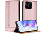 Custodia Per Telefono Cellulare Per Honor X6A In Pelle Flip Custodia Protettiva Con Funzione Di Supporto Rosa
