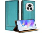Custodia Per Telefono Cellulare Per Honor Magic6 Pro In Pelle Flip Custodia Protettiva Con Funzione Stand Verde