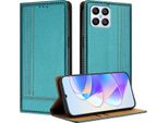 Custodia Per Telefono Cellulare Per Honor X8 4G In Pelle Flip Custodia Protettiva Con Funzione Stand Verde