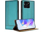Custodia Per Telefono Cellulare Per Honor X6A In Pelle Flip Custodia Protettiva Con Funzione Stand Verde