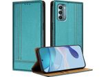 Custodia Per Motorola Moto G Stylus 5G 2022 Pelle Flip Cover Con Funzione Stand Verde