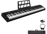 Fch Tastiera Del Pianoforte Digitale 88 Tasti, Strumento Musicale Elettronico Portatile, Midi Bluetooth, Per Bambini E Principianti, Con Borsa Di Trasporto