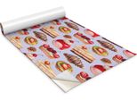 Pellicola Autoadesiva Per Mobili - Pellicola Decorativa - Mobili Da Tavolo - Tagliabile Su Misura - Cartone Animato Dessert - 100 X 50 Cm